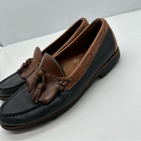 Allen Edmonds Shoes Mens 9 Nashua Tassel Loafers Casual Dress Shoe Formal Church - Picture 2 of 10